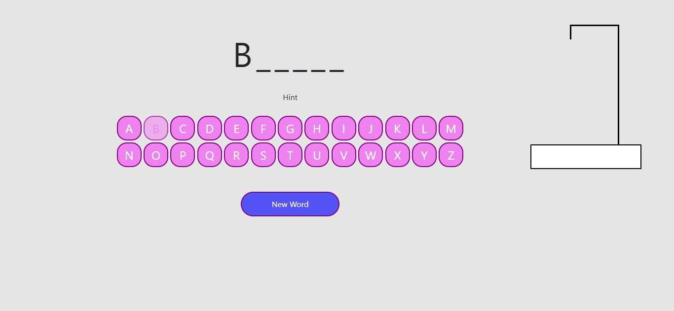 Hangman screenshot